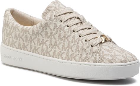 michael michael kors sneakers keaton lace up marron|Michael Kors glitter slip on.